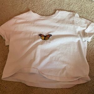 Brandy melville butterfly top